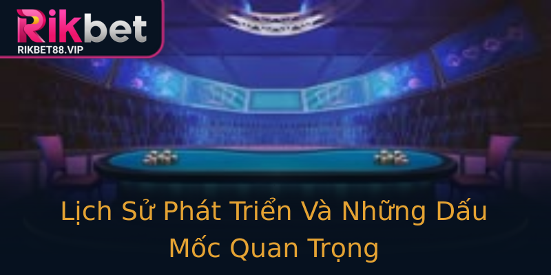 Lịch Sử Phát Triển Và Những Dấu Mốc Quan Trọng Lịch Sử Phát Triển Và Những Dấu Mốc Quan Trọng